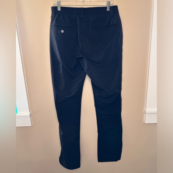 Under Armour Men’s Match Play Loose Fit Performance Pants Sz 34x34 Black - Picture 4 of 8